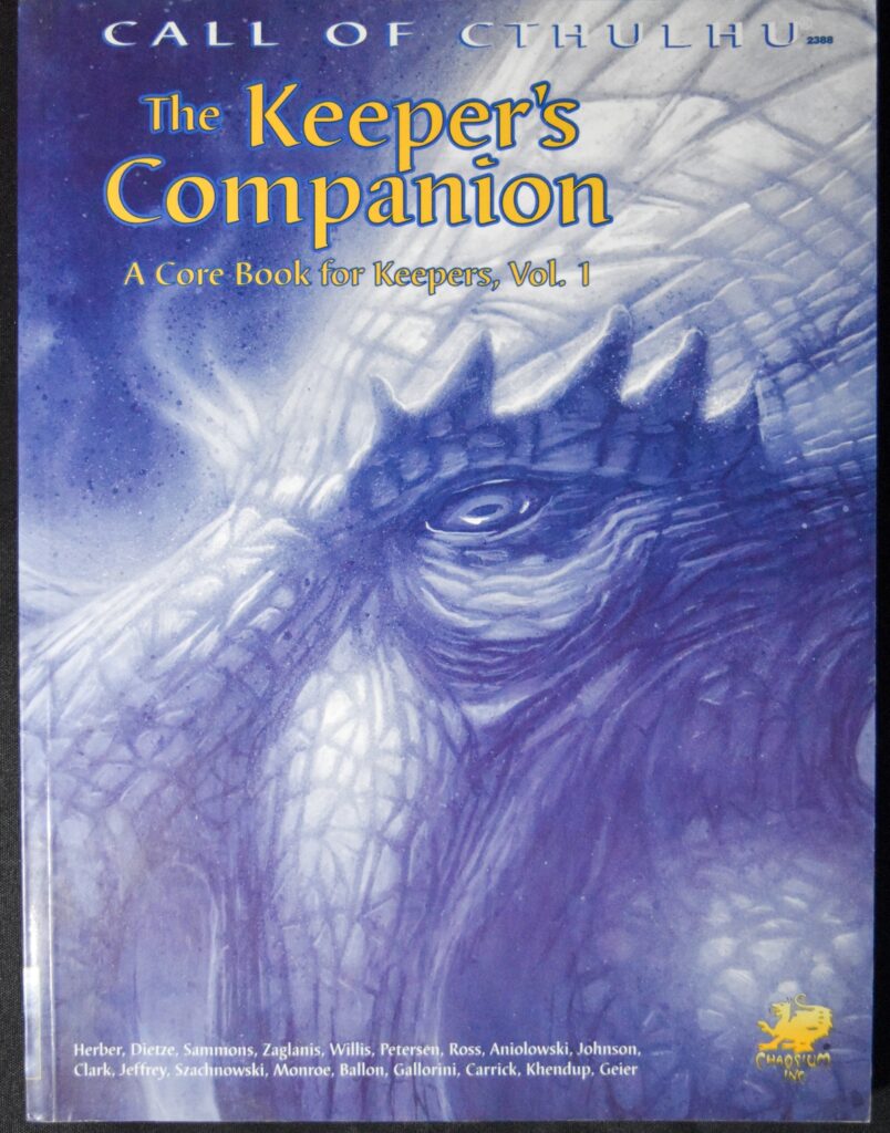 Keepers Companion vol. 1 Cover