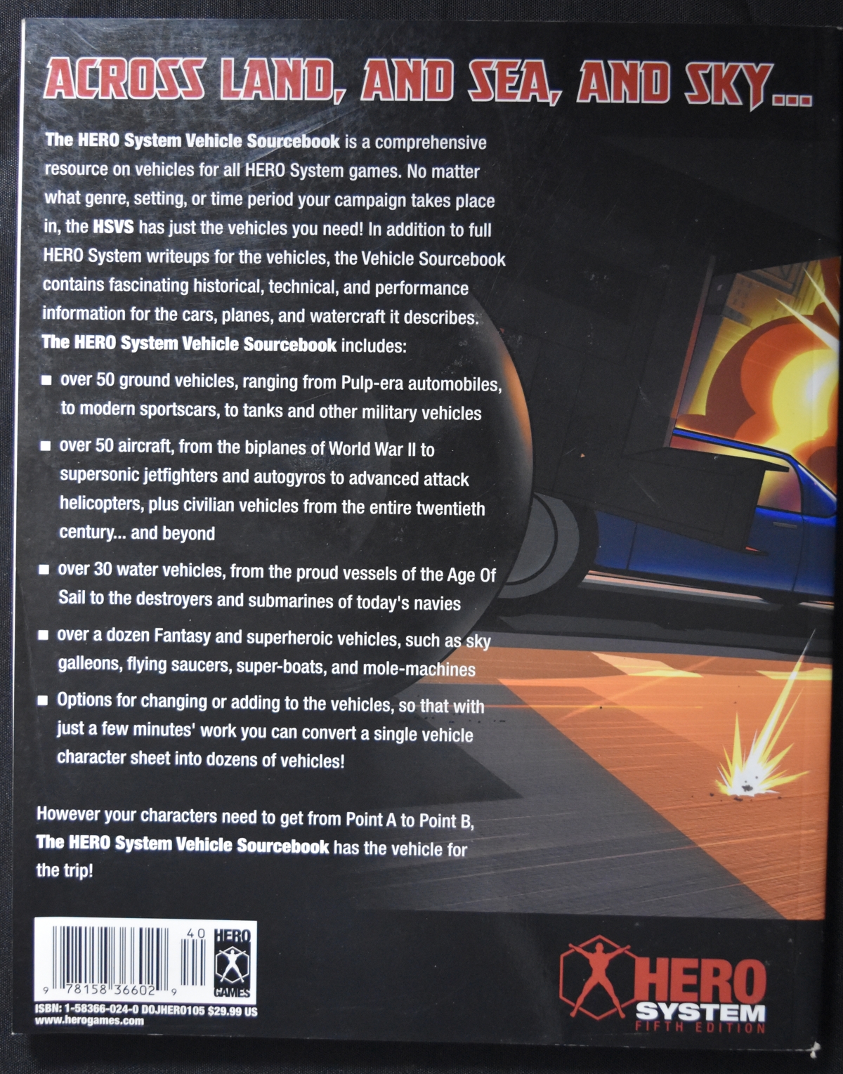 Hero System Vehicle Sourcebook