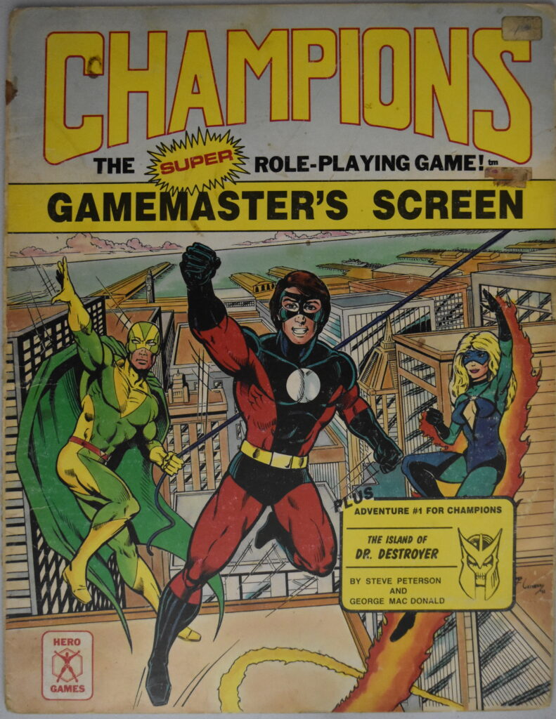 Champions Gamemaster's Screen (with The Island of Dr. Destroyer)