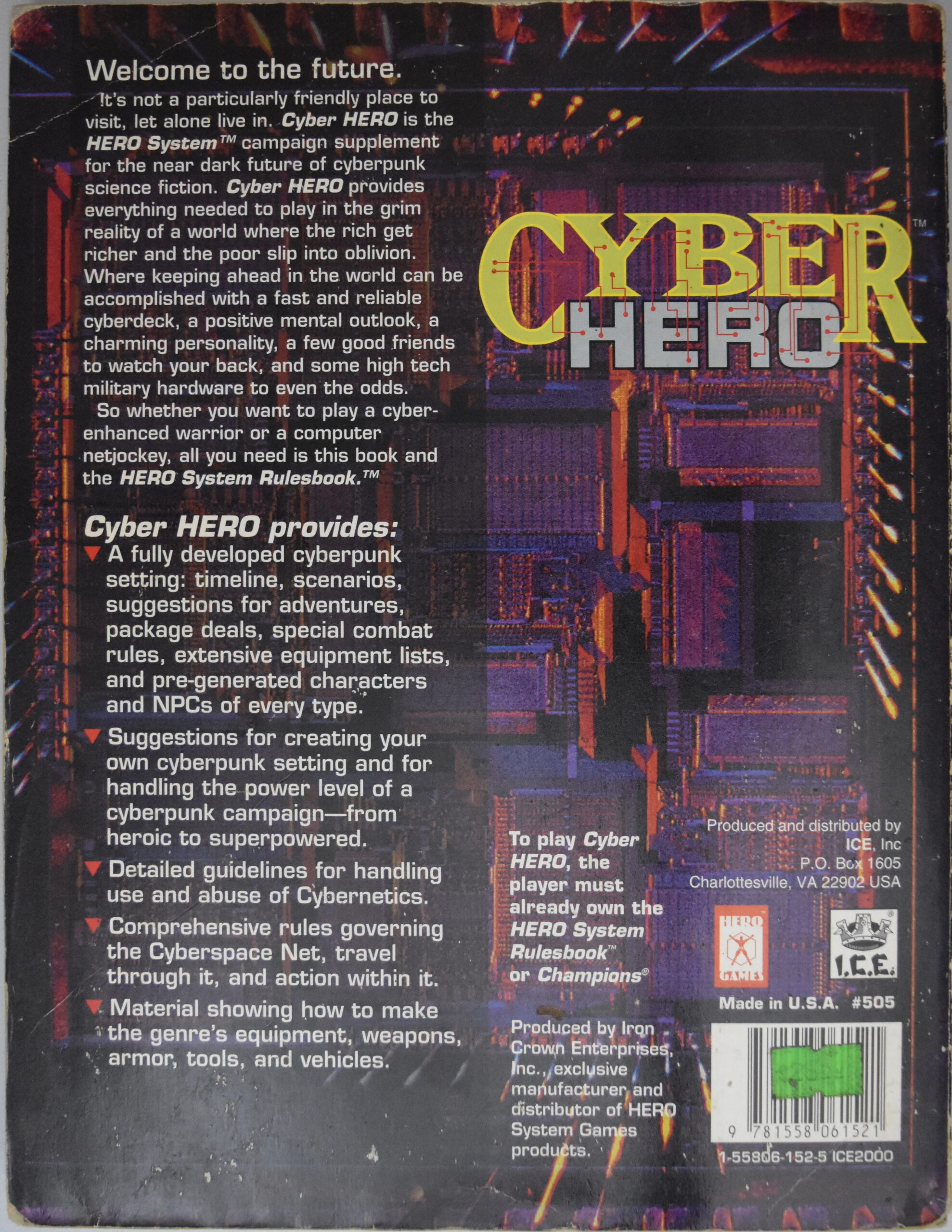 Cyber Hero (Hero System #505)
