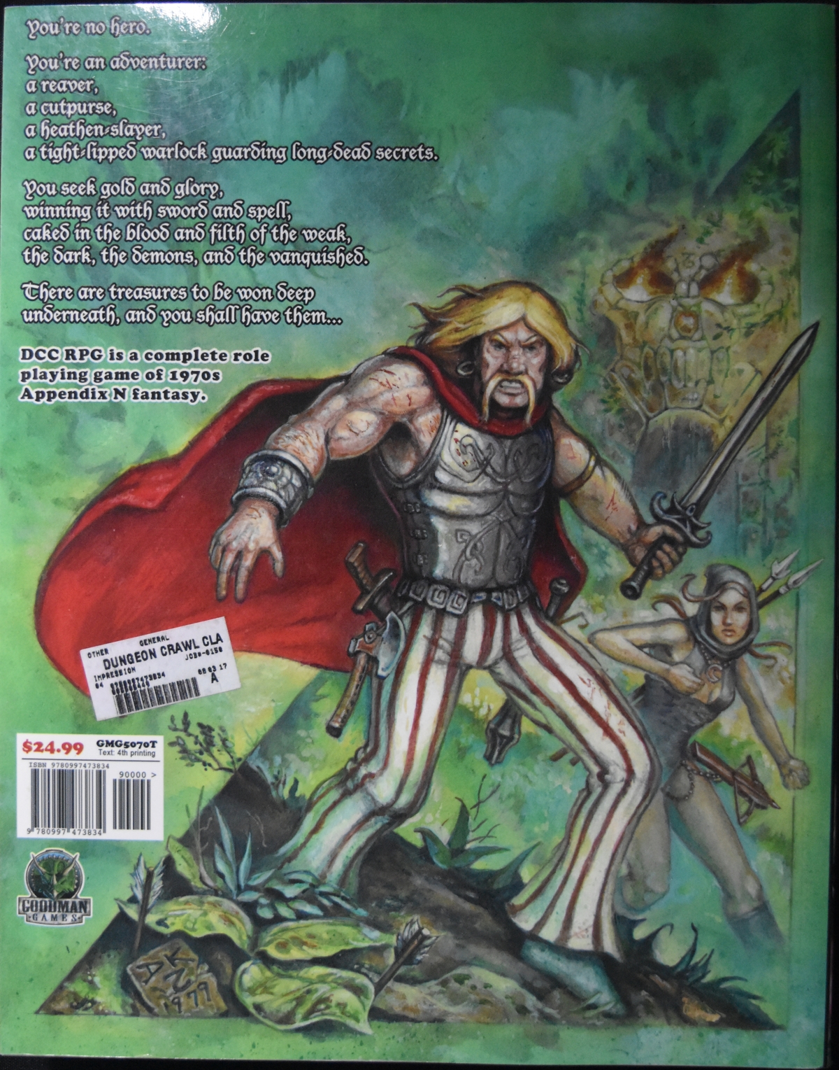 Dungeon Crawl Classics Role Playing Game