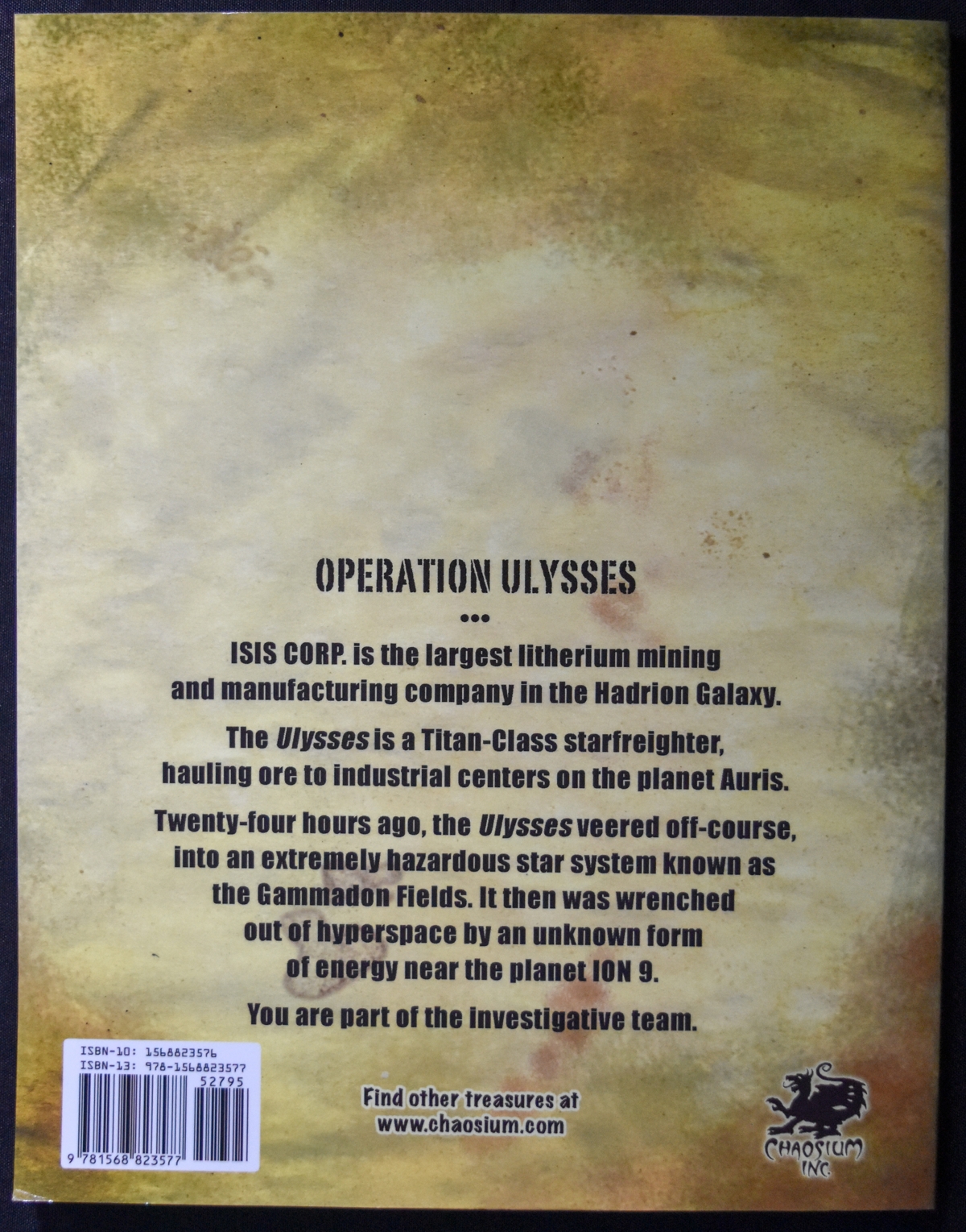 Operation Ulysses: Journey to the Gammadon Fields